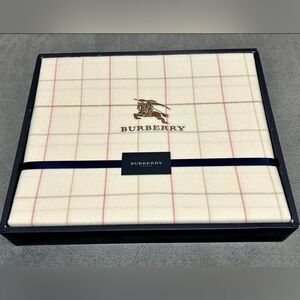 Burberry London Soft Cotton Sheet or Light Blanket NIB